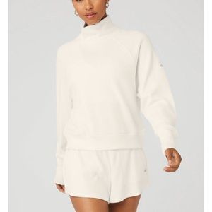 Alo yoga thermal mock neck sweater